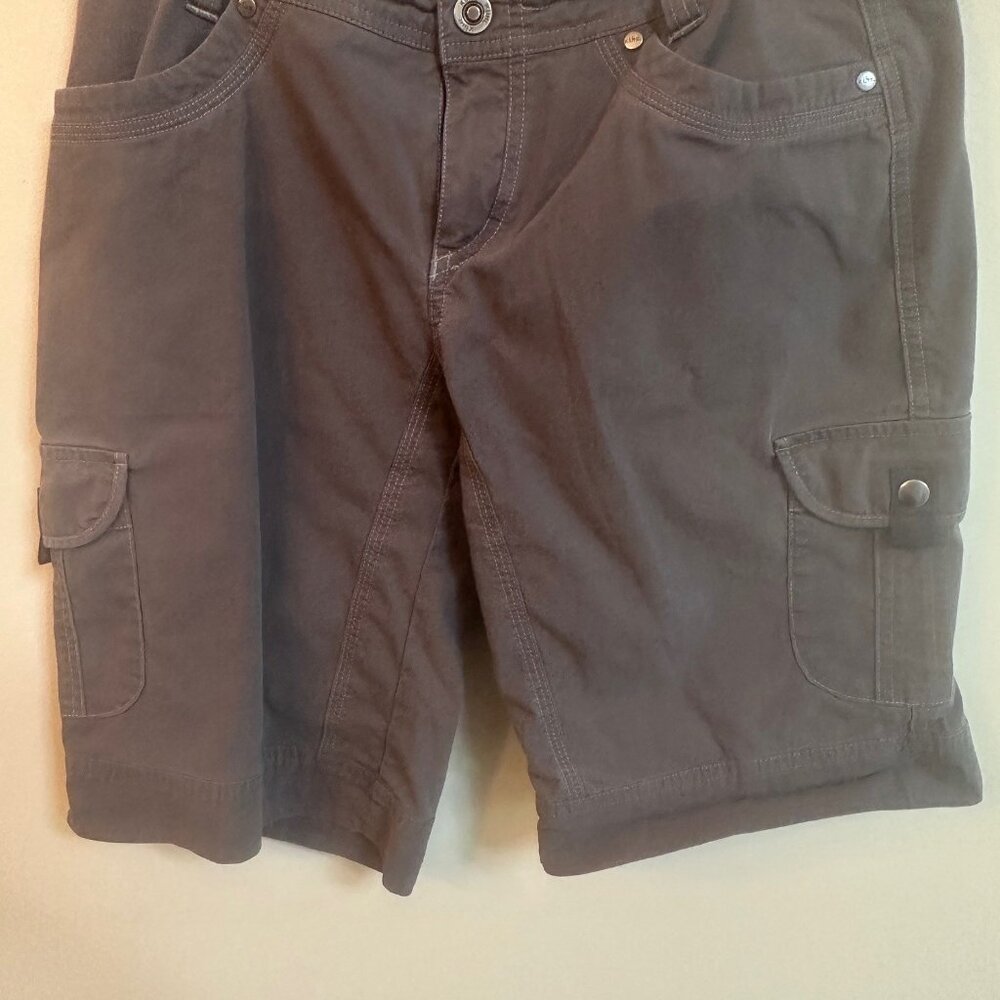KUHL Women’s Cargo Shorts – Size 8 - Charcoal